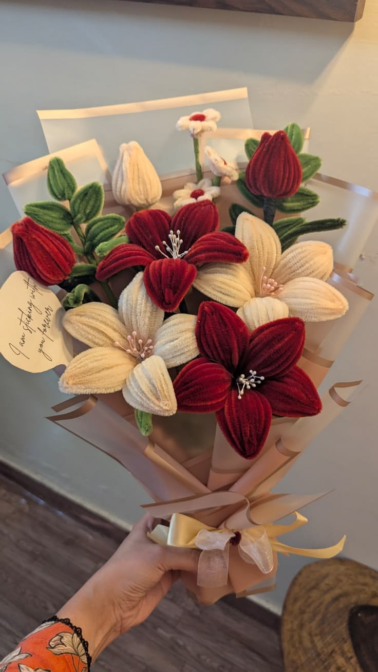 Blooming Beauty Bouquet — handmade Forever Blooms bouquet by Nimantran by Amisha