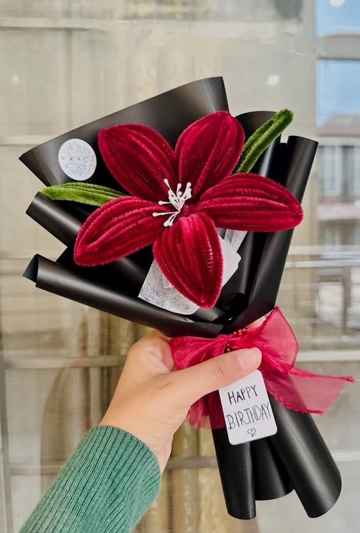 Single Stem Lily — handmade Forever Blooms single stem by Nimantran by Amisha