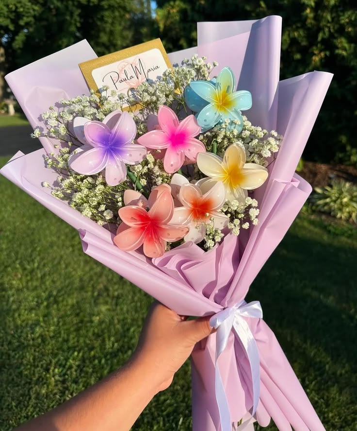 Pastel Bloom Bouquet — handmade Forever Blooms bouquet by Nimantran by Amisha